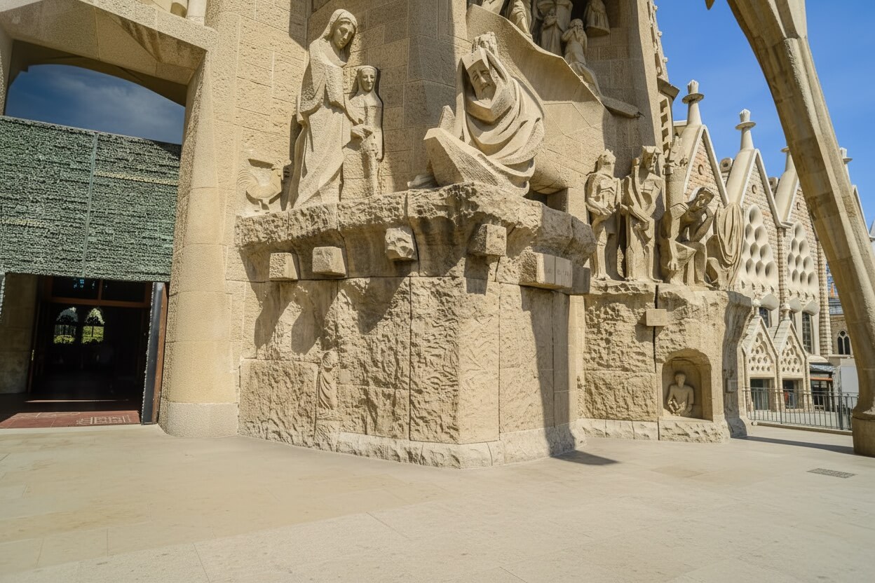 Vue depuis la tour de la Sagrada Familia